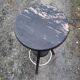 Height-adjustable wooden workshop screw stool