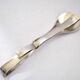 Vintage silver-plated serving tongs GULDEN - Hospitality goldsmithing