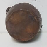 Old varnished sandstone pot