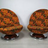 Ball Chairs Space Age Vintage, 1970s, Set of 2
