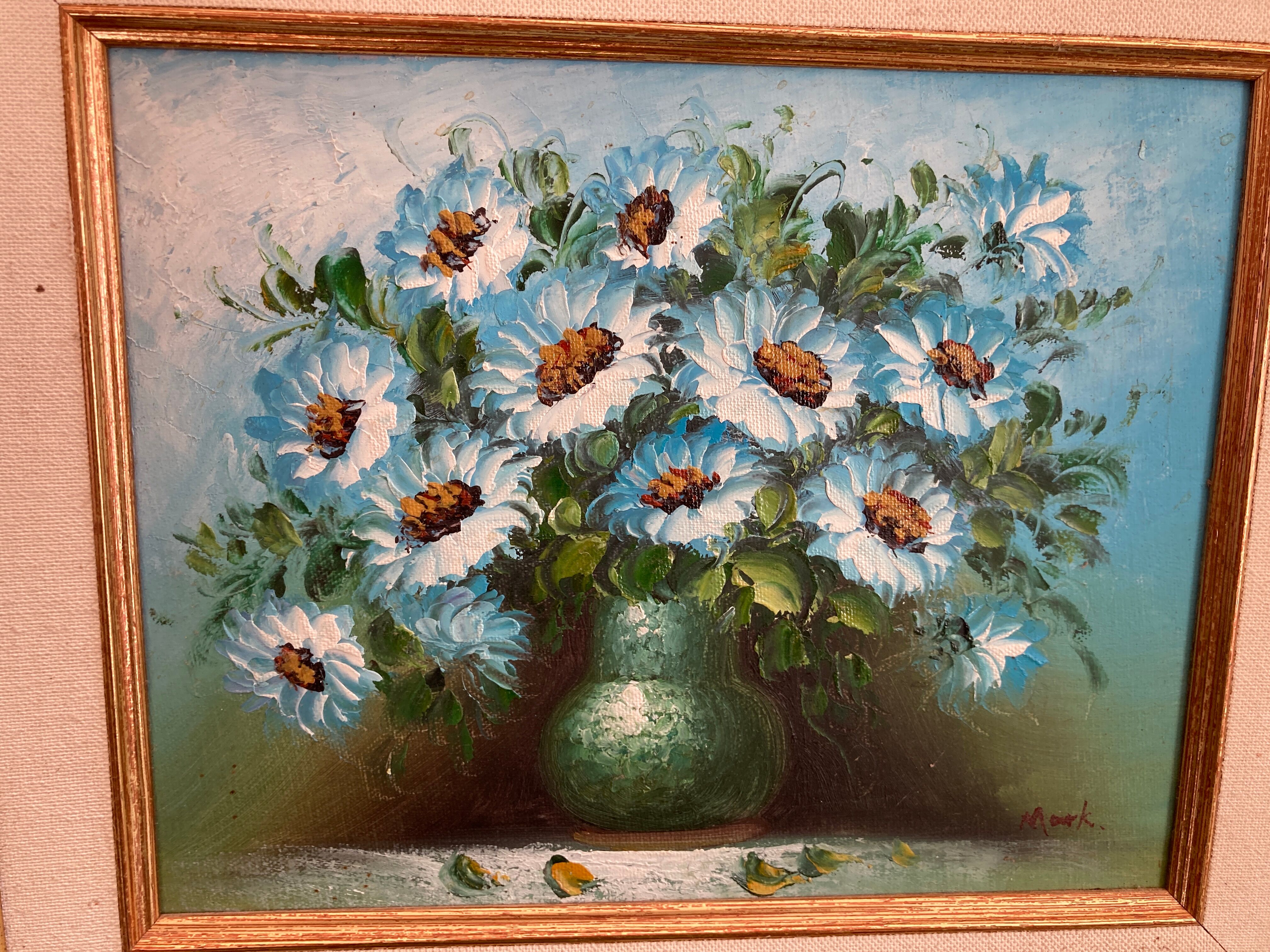 Floral still life painting