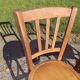 3 bistrot chairs years 60
