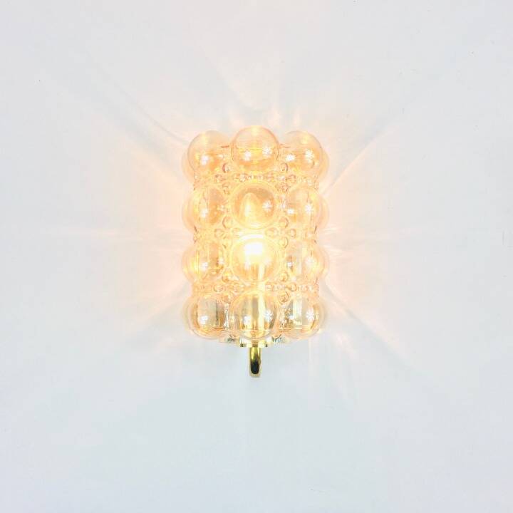 Set of 4 Mid-Century Bubble Glass Wall Lights - H. Tynell, Limburg, 1960s