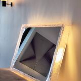 Backlit lucite mirror from the 70s