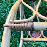 Rattan magazine holder