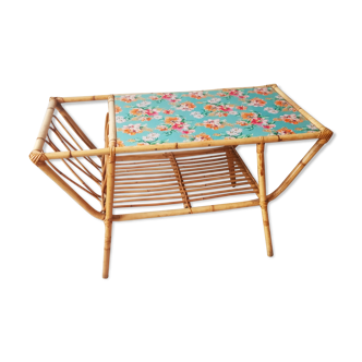 Table in rattan 50s
