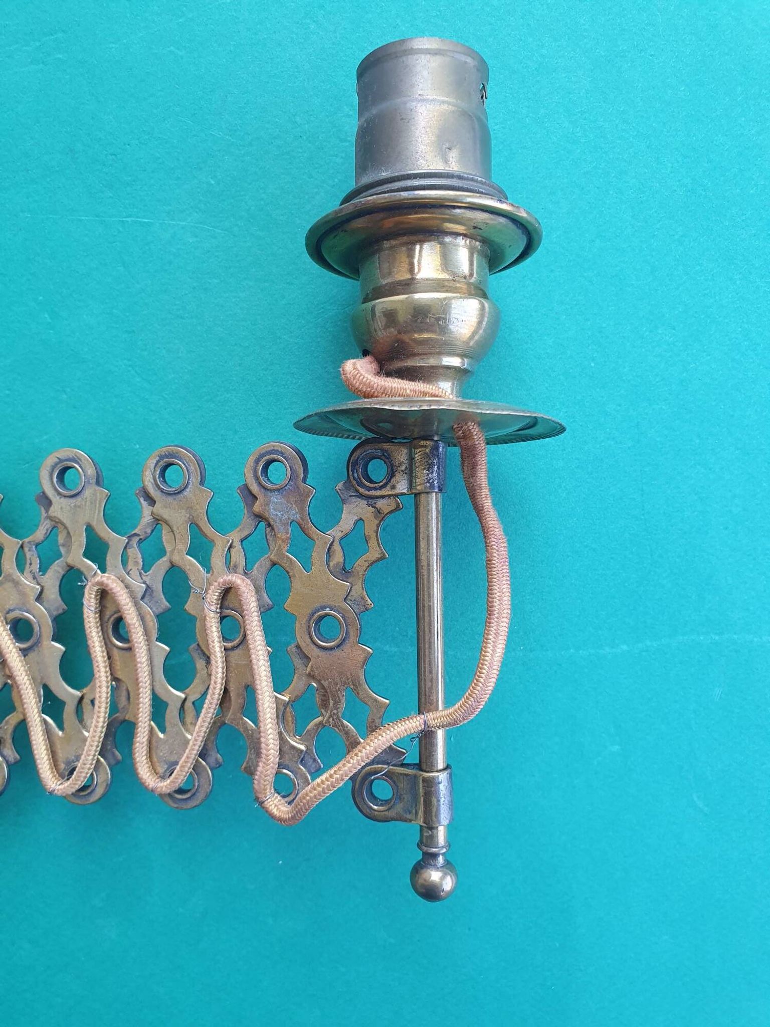 Applique murale à pantographe extensible vintage