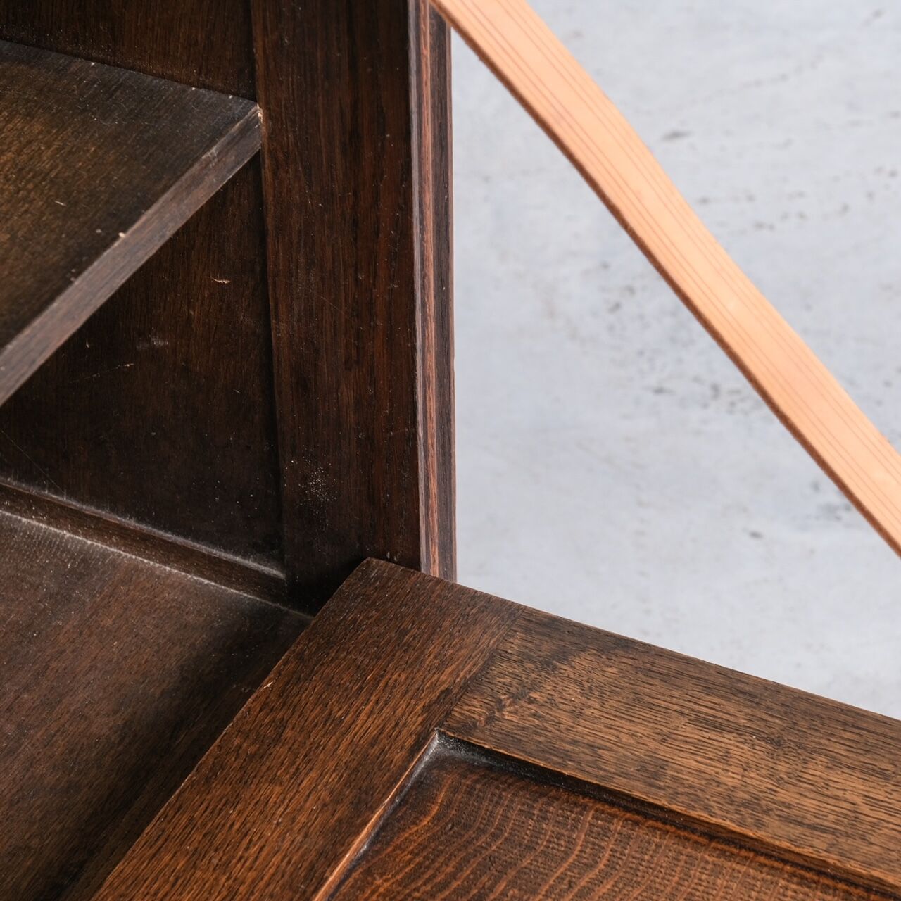 Guillerme et Chambron Oak Mid-Century French Bar Cabinet