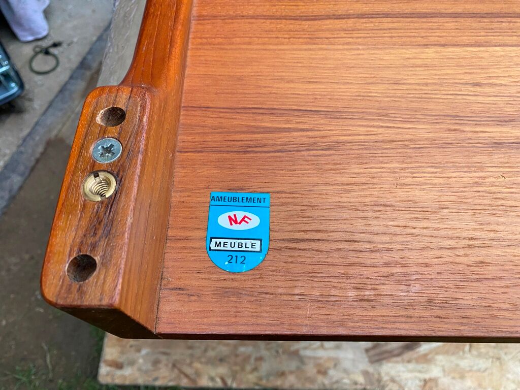 Single bed in Scandinavian NF teak 60s
