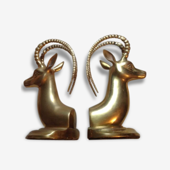 Year amazing pair of deer bookends