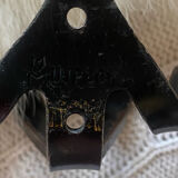 Iconic Russian coat hook "dog" in metal