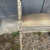 Small painted wooden bench