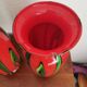 Bohemian vase pair "Bambus"