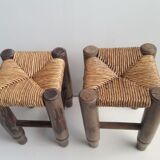 Pair of mini mulched stools
