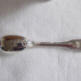 Cockerel + silver metal spoon