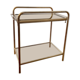 Serving unit with removable brass tray