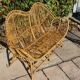 Salon de jardin en rotin et bambou attribué à Franco Albini, Italie 1960