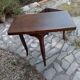 Folding wood dining table