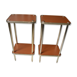 paire de tables d'appoint