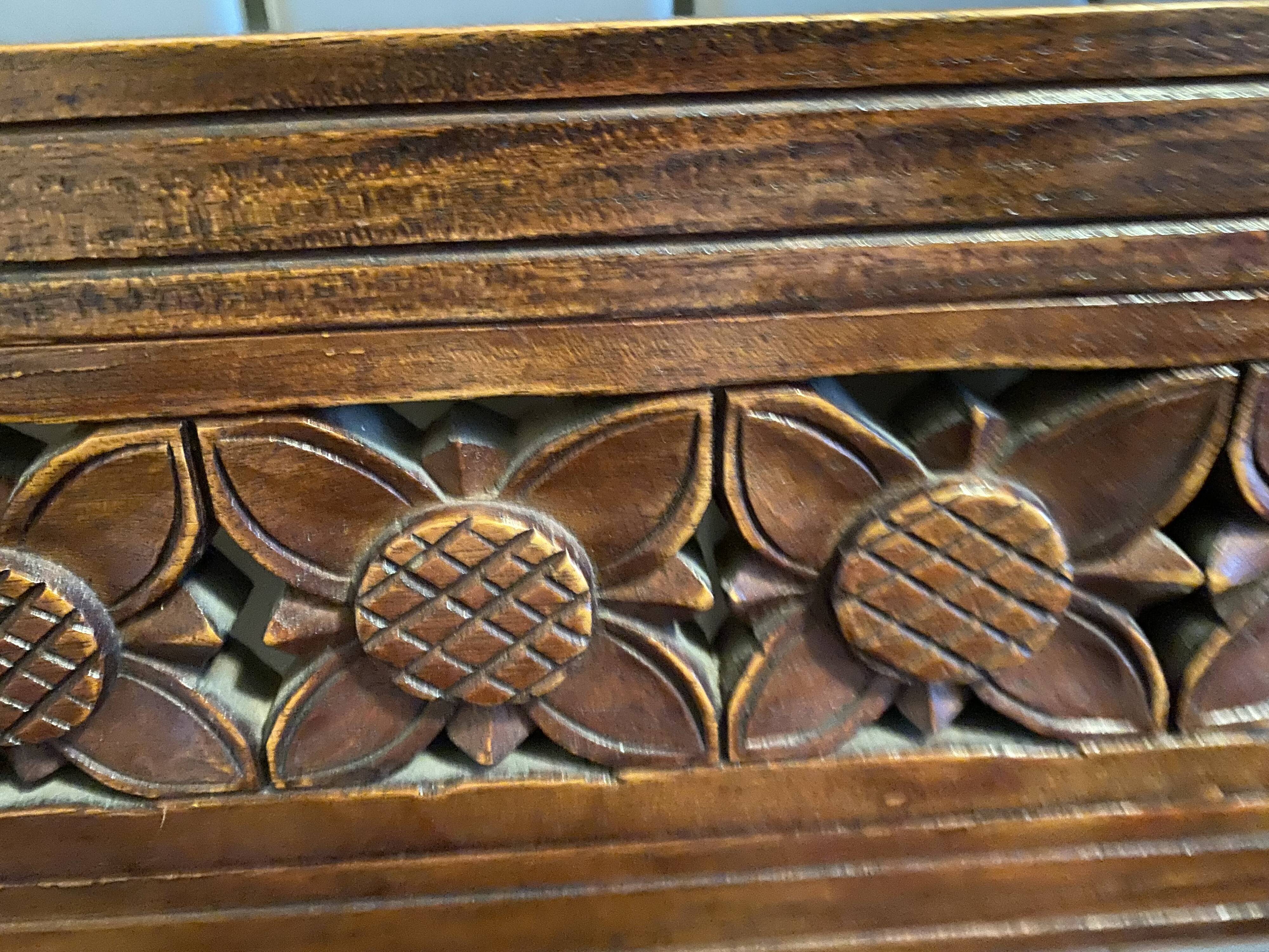 Indonesian wooden bench