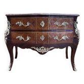 Louis XV style marquetry chest of drawers