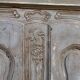 Old cabinet 18th century painted patinated