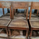 Series of 12 Louis XIII oak chairs circa 1850