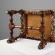 Early 20th Century Wood & Fabric footstool, France