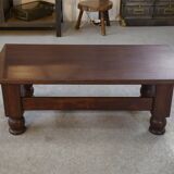 Rustic oak coffee table 1960