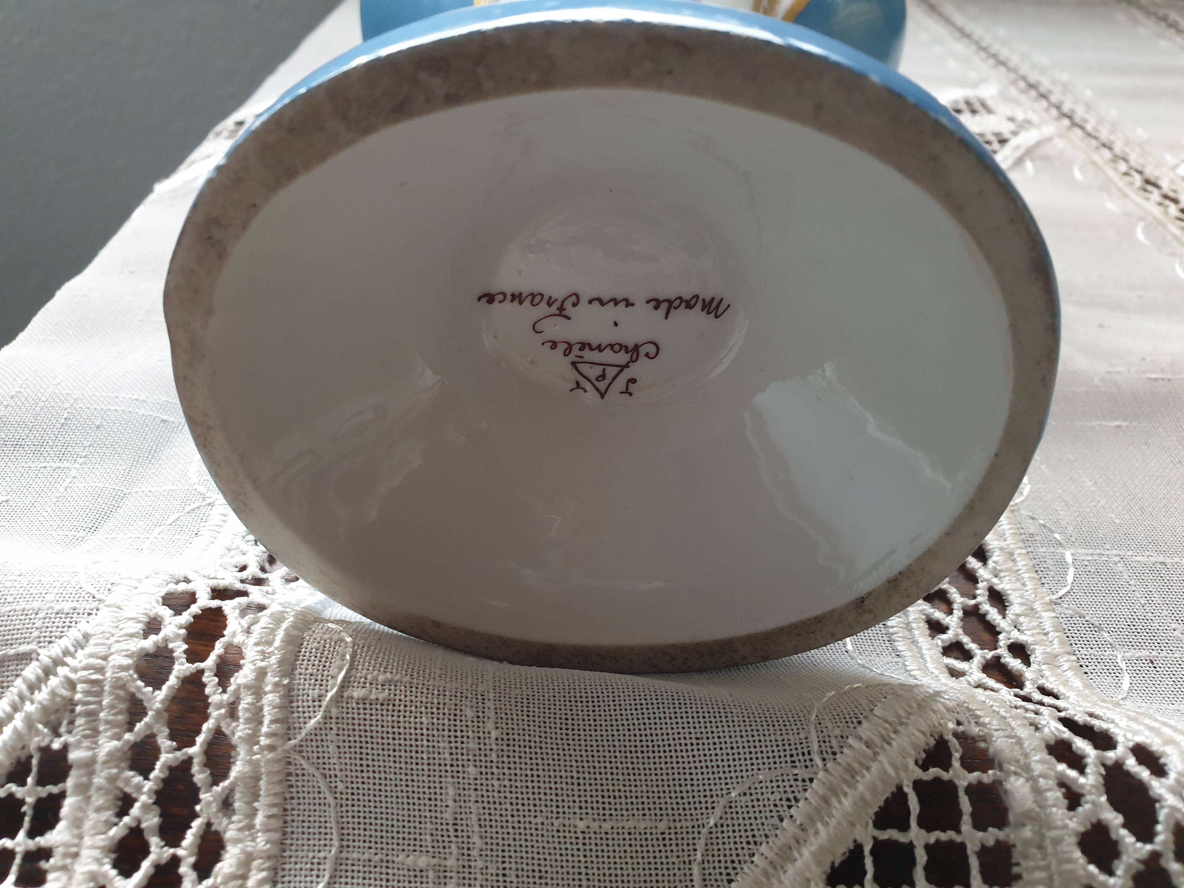 Porcelain vase signed chanèle made in France