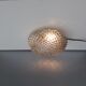 Vintage ceiling lamp / wall lamp - molded glass diamond tips - 1970