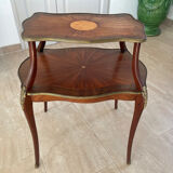 Guéridon table à thé style Louis XV