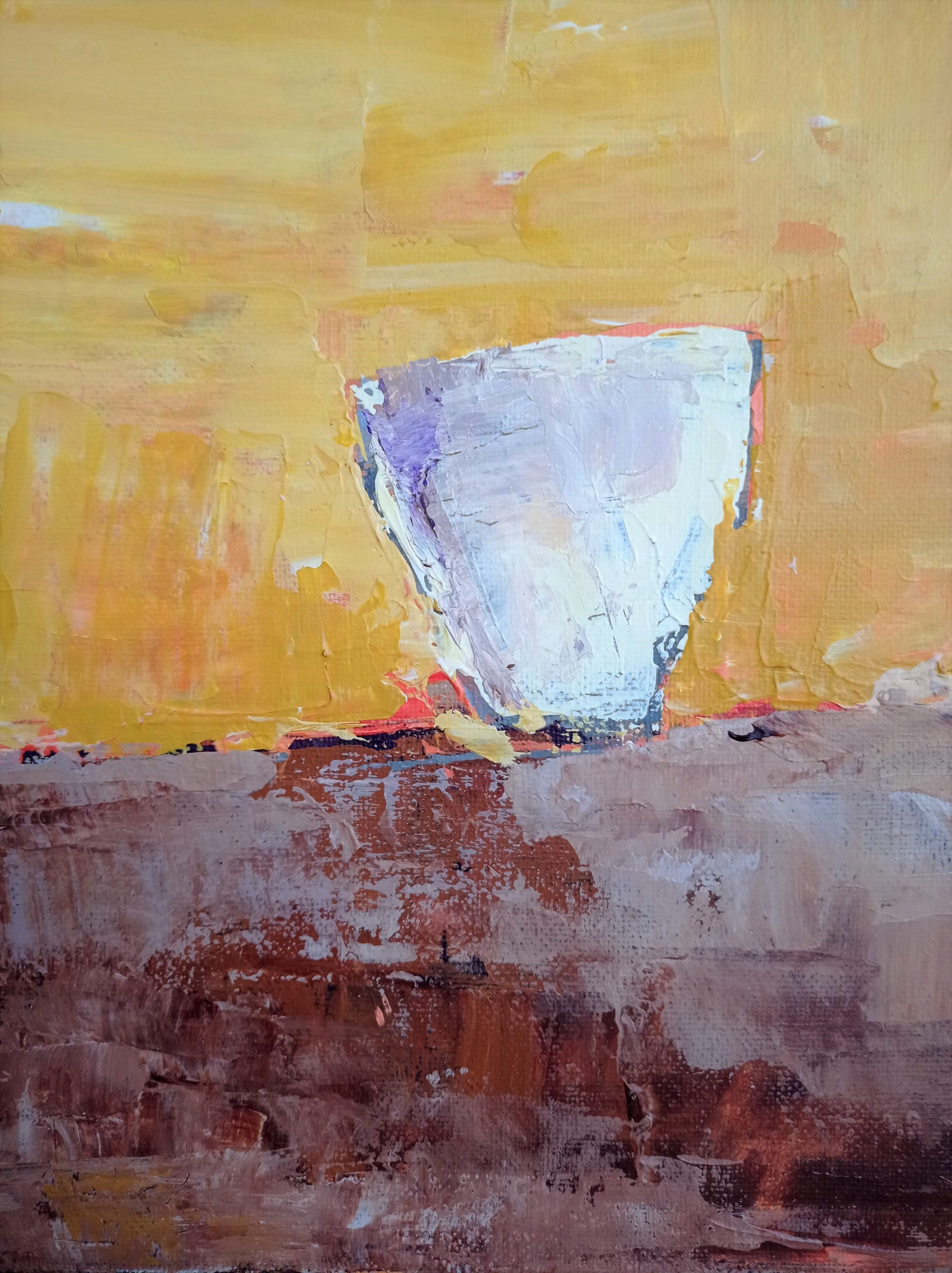 Modern painting - abstract still life