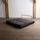 De Sede DS-85 sofa bed in black leather, Switzerland, 1960s