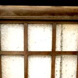 Fixed window with small panes in solid oak 20th century