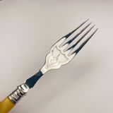 Antique Silver-Plated Fish Knives and Forks for 12 People from Sheffield, England, 1910s, Set of 24