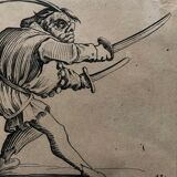 Jacques Callot, Les Gobbi number 11 and 17, engravings, XVIIth century