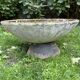Old planter, pedestal basin in fibrociment by Willy Guillaume.