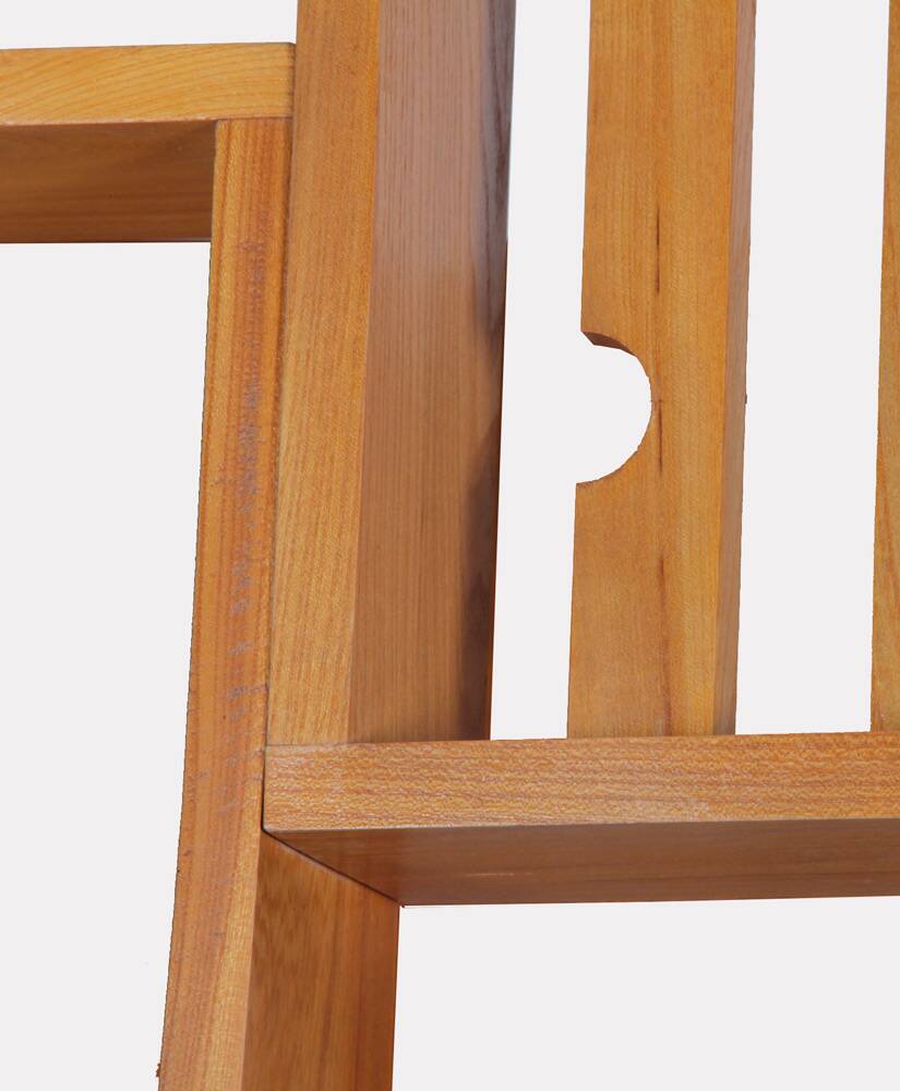Claustra vintage en bois, fabrication tchèque, 1960