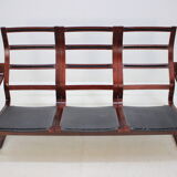 1980s Bentwood Three Seater Sofa, Ton Czechoslovakia