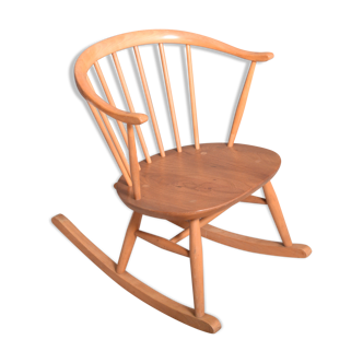 Vintage Ercol Cowhorn Rocking Chair 1960'S Retro Model 452