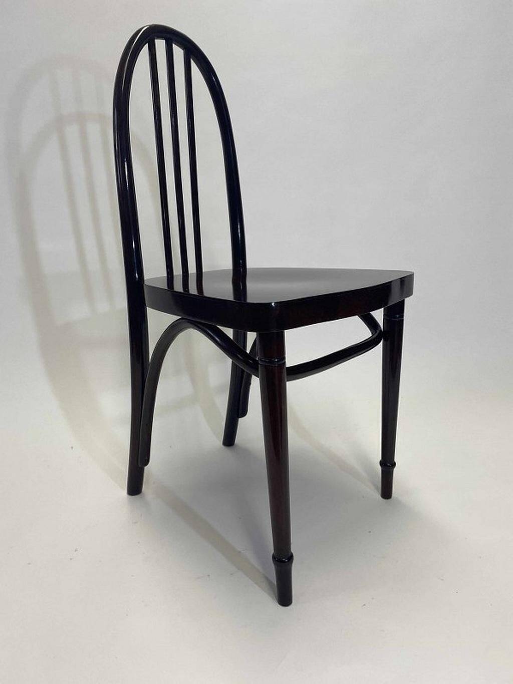 Pair of Secession chairs Josef Hoffmann no.637 Ex. by Thonet