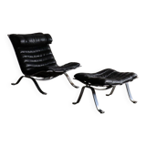 Arne Norell Ari lounge chair with ottoman Sweden 1966