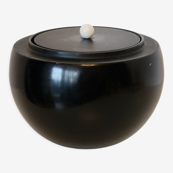 Pot à tabac vintage design en résine forme boule culbuto