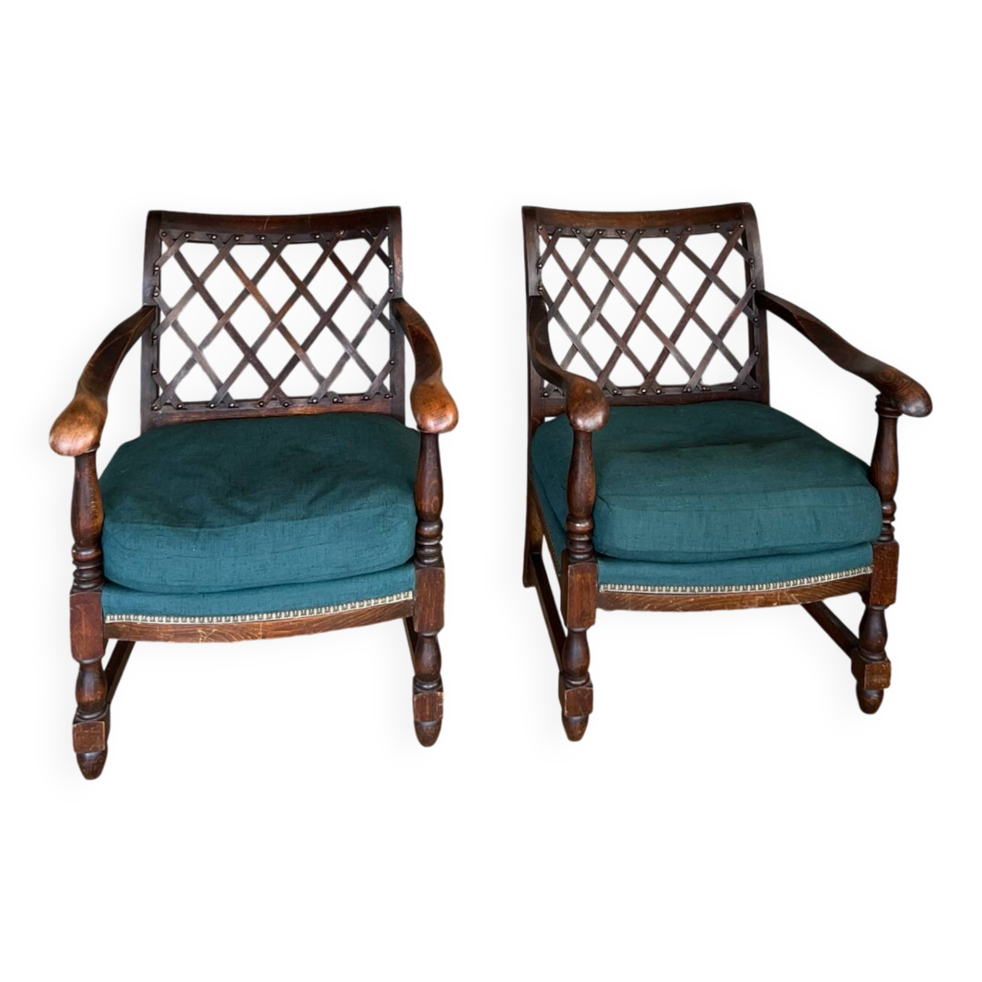 Pair of antique armchairs