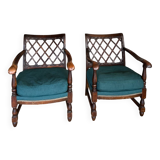 Paire de fauteuils anciens