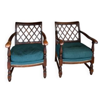 Paire de fauteuils anciens