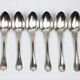 12 Christofle table settings monogrammed LG - CC hallmark - Late 19th century