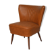 Vintage Tan cocktail armchair years 60