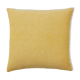 Lining and cotton cushion 50 x 50 cm lemon color